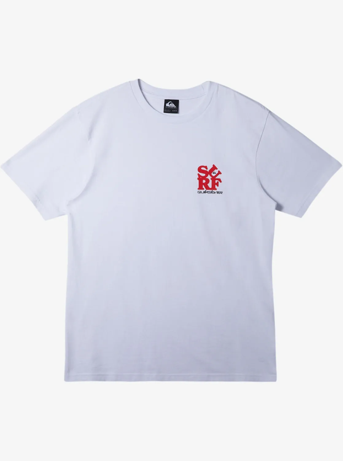 Quiksilver Tees>Surf T-Shirt WHITE