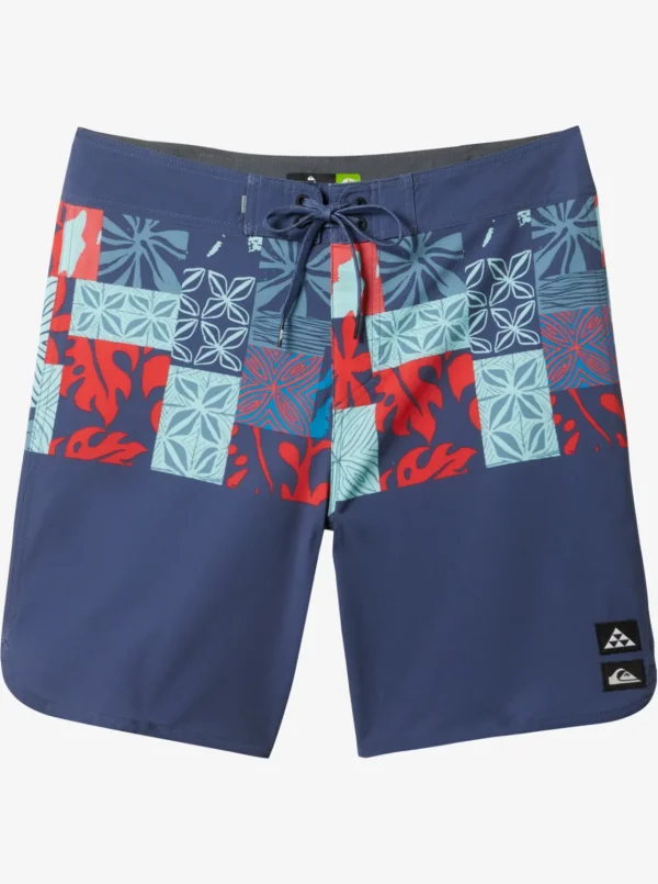 Quiksilver Boardshorts | Boardshorts>Surfsilk Hawaii Blocked 19" Boardshorts CROWNBLUE