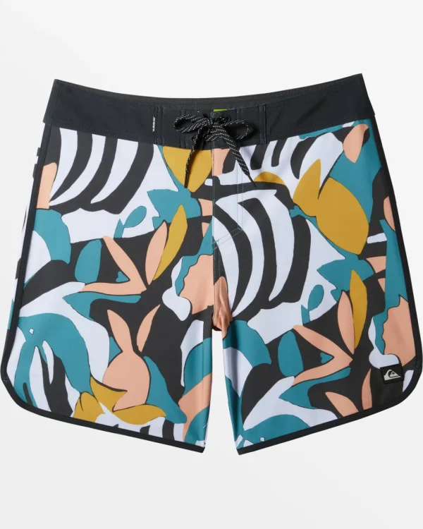 Quiksilver Boardshorts | Boardshorts>Surfsilk Scallop 19" Boardshorts BLACK