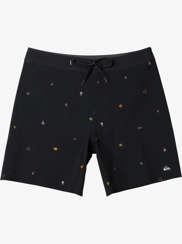 Quiksilver Boardshorts | Boardshorts>Surfsilk Straight Leg 19" Boardshorts BLACK
