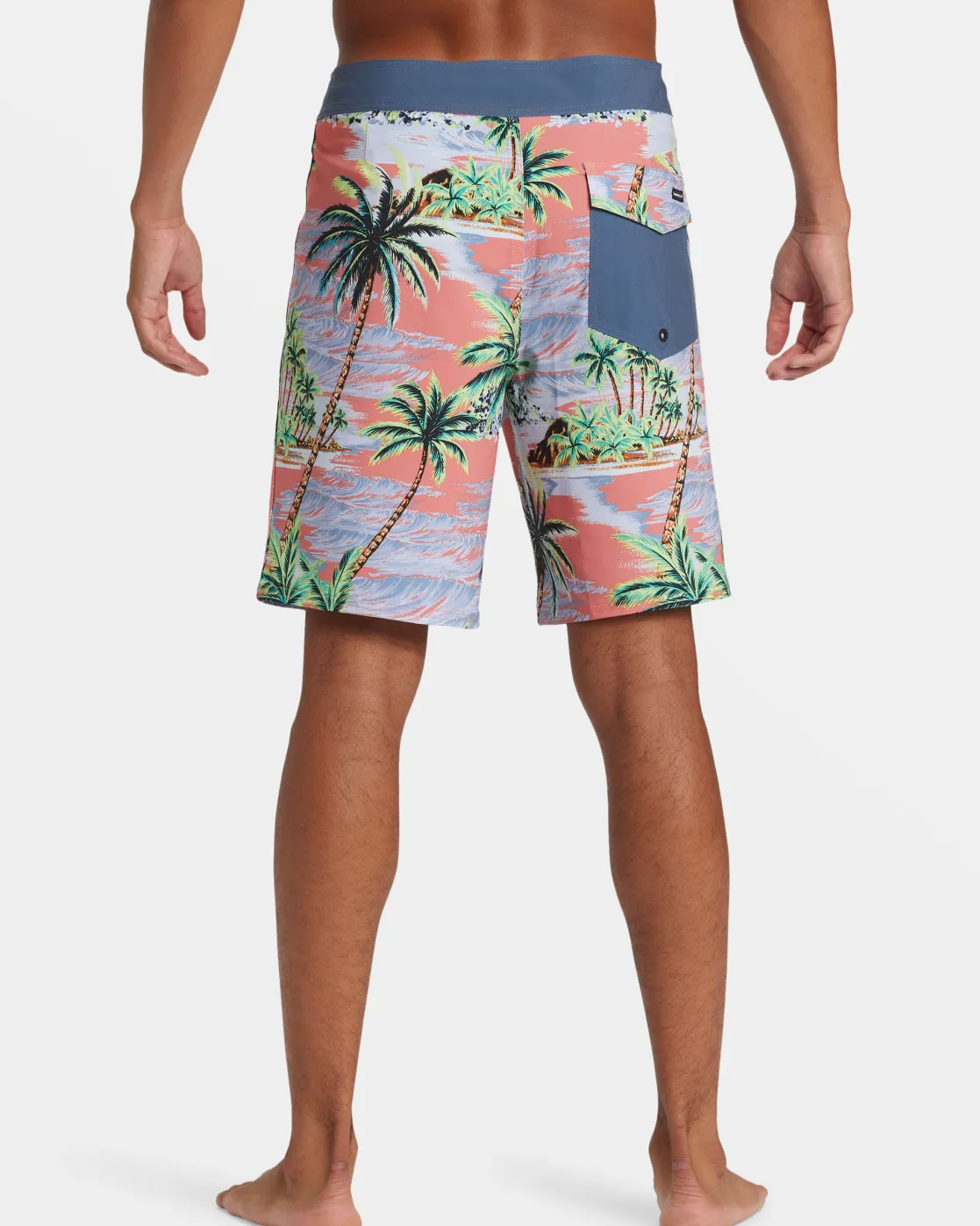 Quiksilver Boardshorts | Boardshorts>Surfsilk Straight Leg 19" Boardshorts SPICEDCORAL