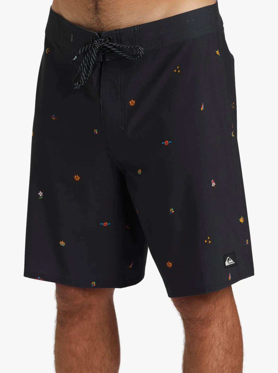 Quiksilver Boardshorts | Boardshorts>Surfsilk Straight Leg 19" Boardshorts BLACK