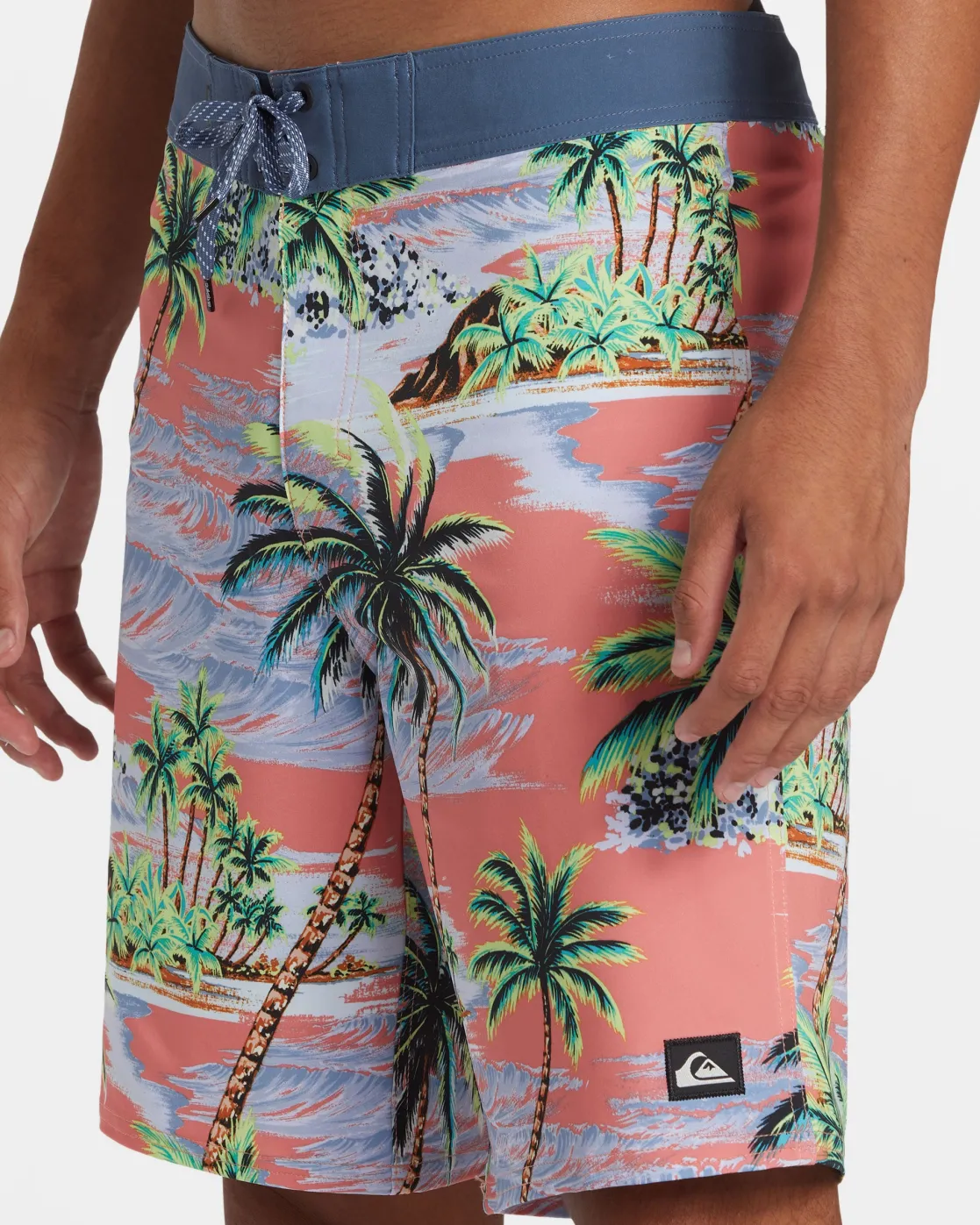 Quiksilver Boardshorts | Boardshorts>Surfsilk Straight Leg 19" Boardshorts SPICEDCORAL