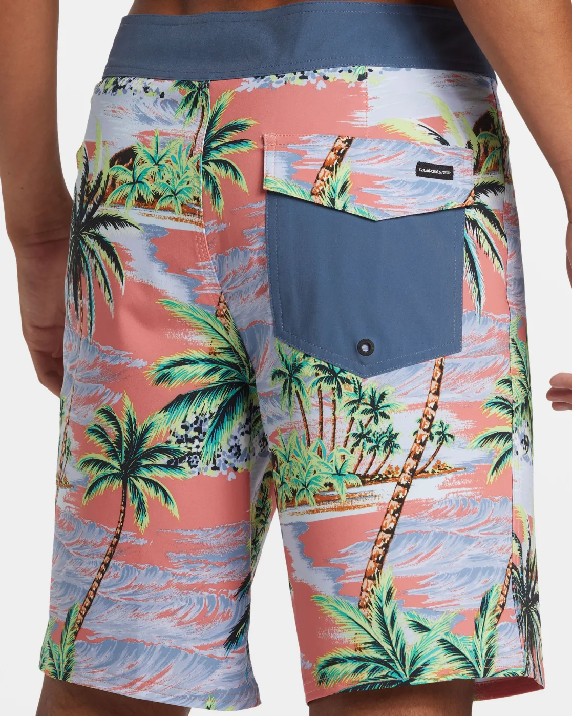 Quiksilver Boardshorts | Boardshorts>Surfsilk Straight Leg 19" Boardshorts SPICEDCORAL