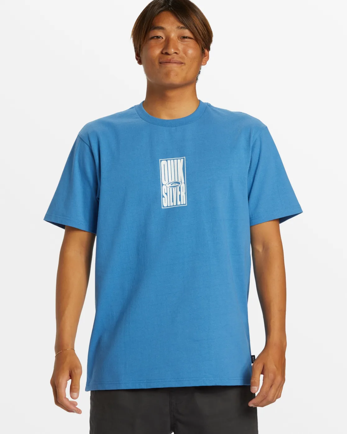 Quiksilver Tees>Tall Stack Oversized T-Shirt - STARSAPPHIRE