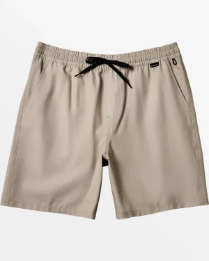 Quiksilver Shorts & Amphibians | Under $100>Taxer Amphibian 18" Hybrid Shorts PLAZATAUPE