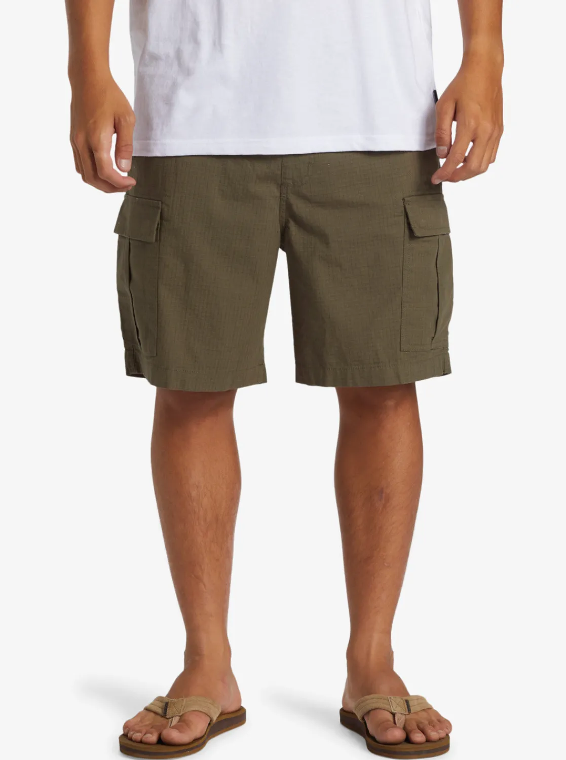 Quiksilver Shorts & Amphibians>Taxer Cargo Shorts GRAPELEAF
