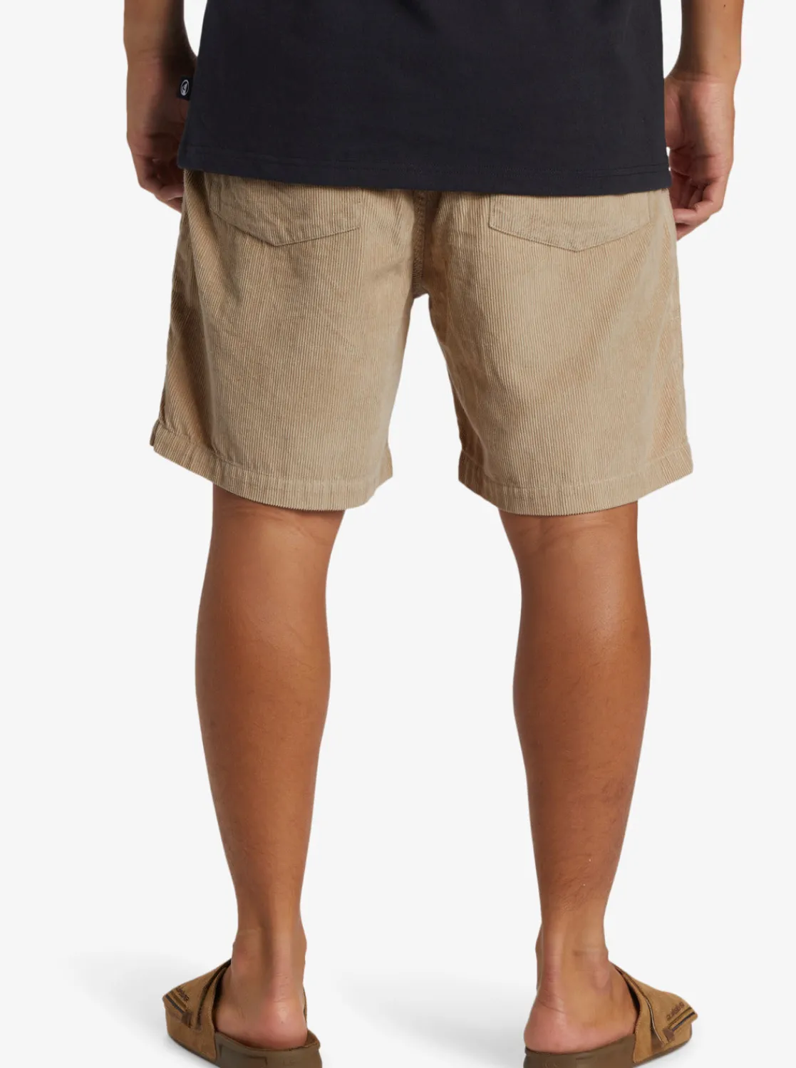 Quiksilver Shorts & Amphibians | Under $100>Taxer Corduroy Shorts PLAZATAUPE