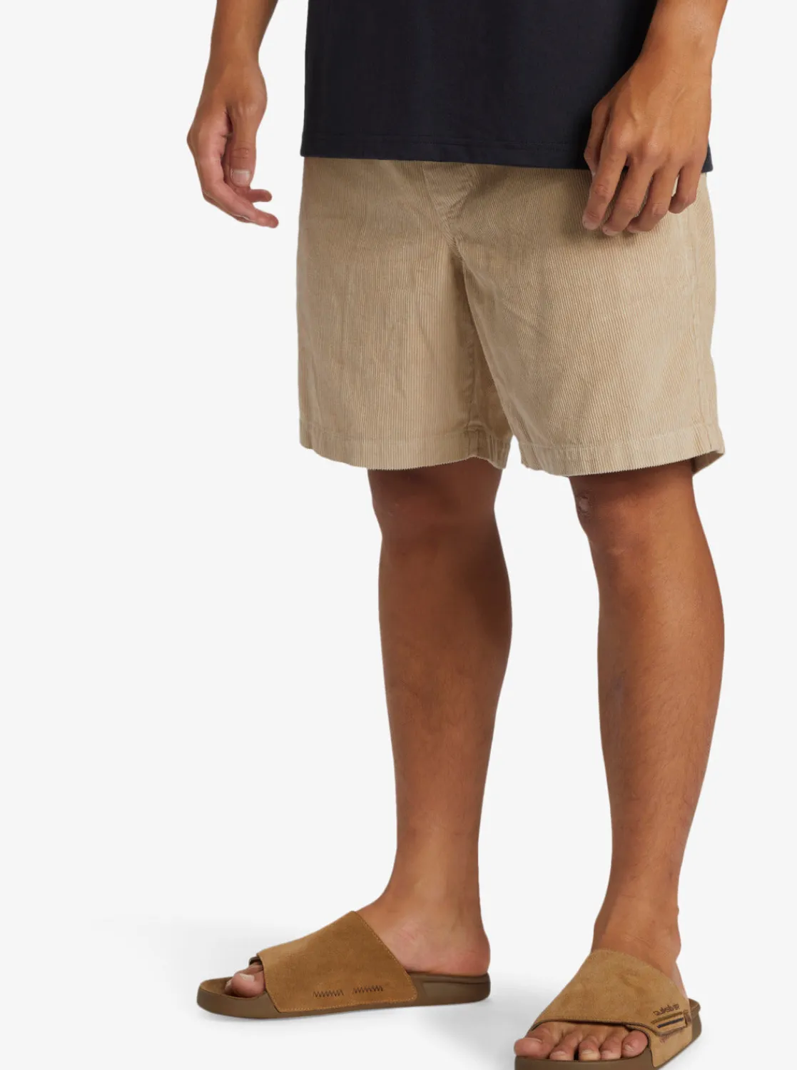 Quiksilver Shorts & Amphibians | Under $100>Taxer Corduroy Shorts PLAZATAUPE