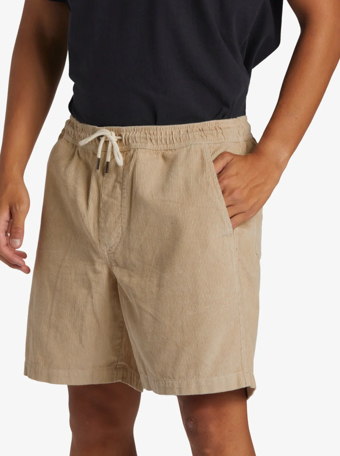 Quiksilver Shorts & Amphibians | Under $100>Taxer Corduroy Shorts PLAZATAUPE