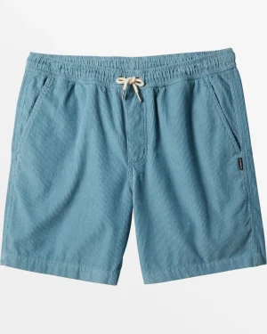 Quiksilver Shorts & Amphibians>Taxer Corduroy Shorts - BLUESHADOW