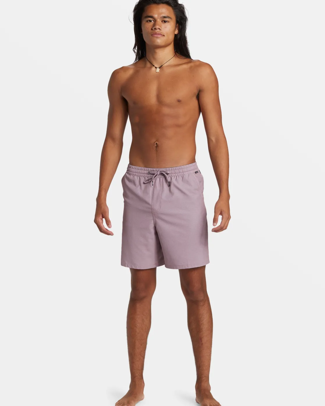 Quiksilver Shorts & Amphibians | Under $100>Taxer Heather Amphibian 18" Hybrid Shorts GRAPESHAKE