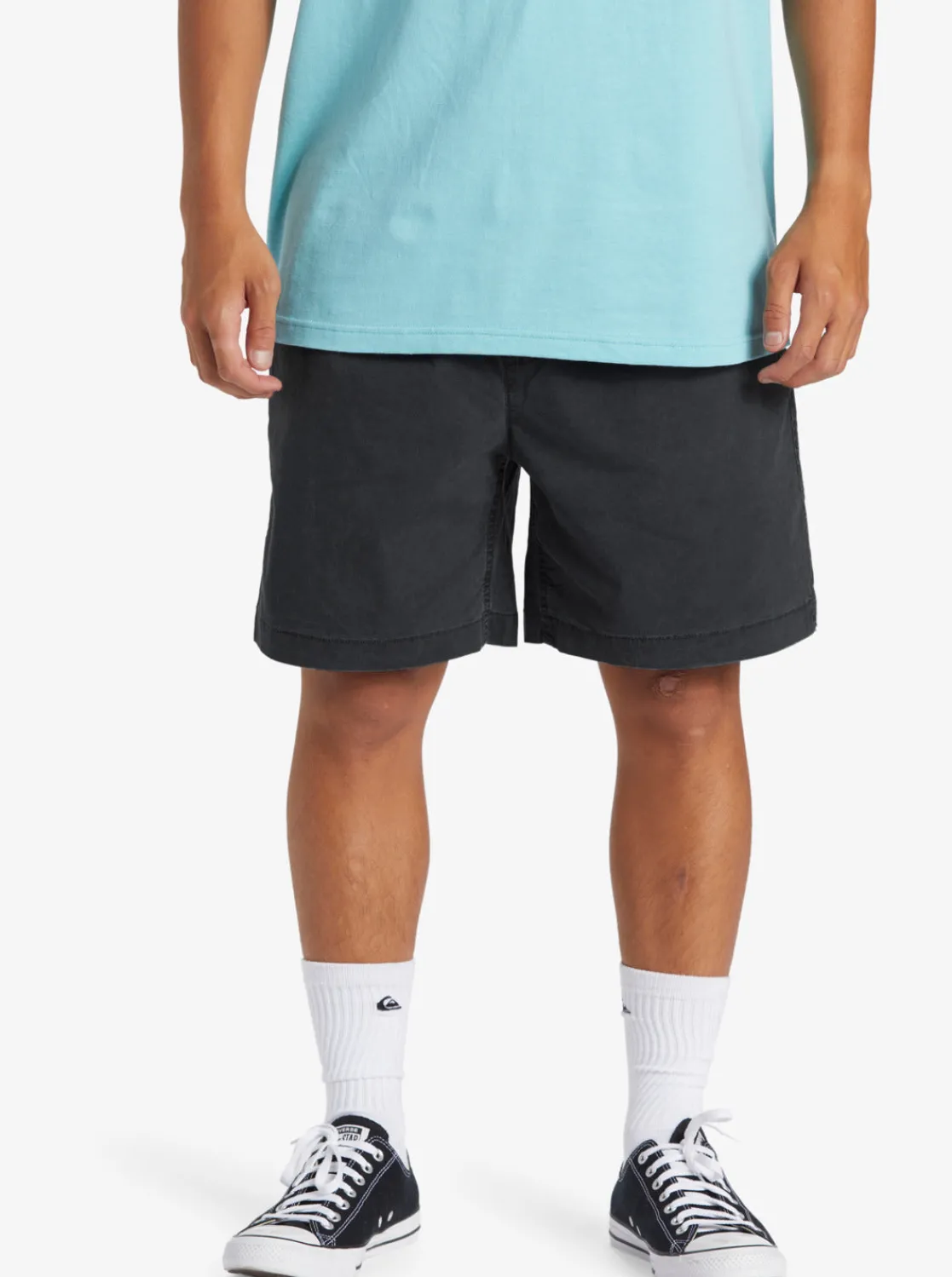 Quiksilver Shorts & Amphibians | Under $100>Taxer Shorts BLACK