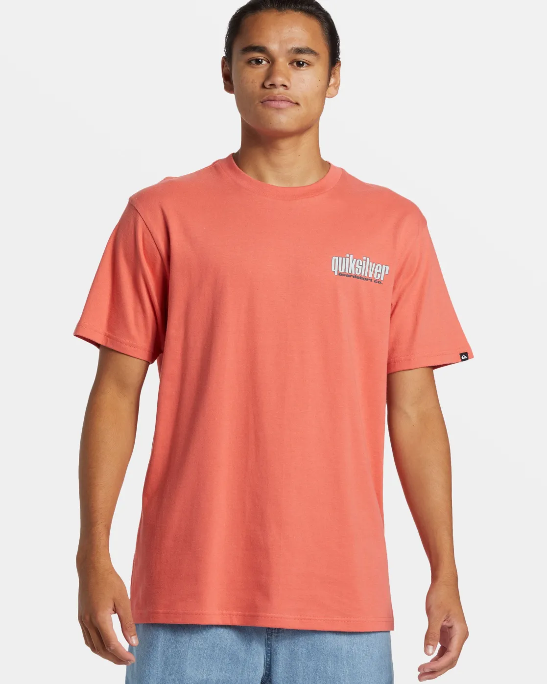 Quiksilver Tees>Three Tree T-Shirt SPICEDCORAL