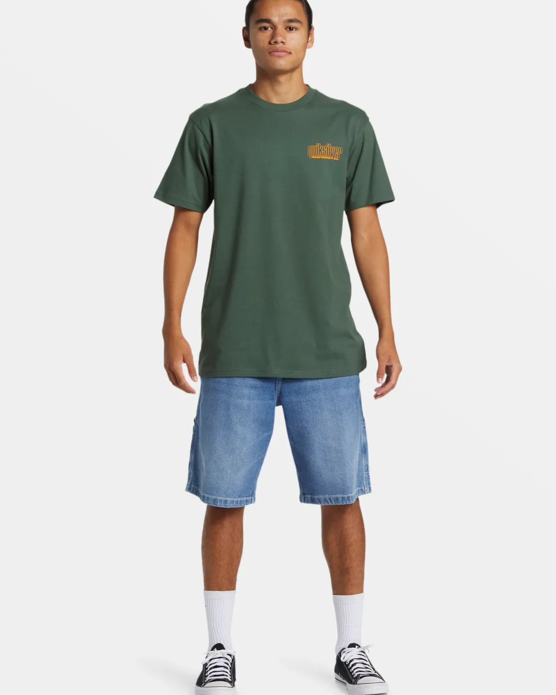 Quiksilver Tees>Three Tree T-Shirt FOREST