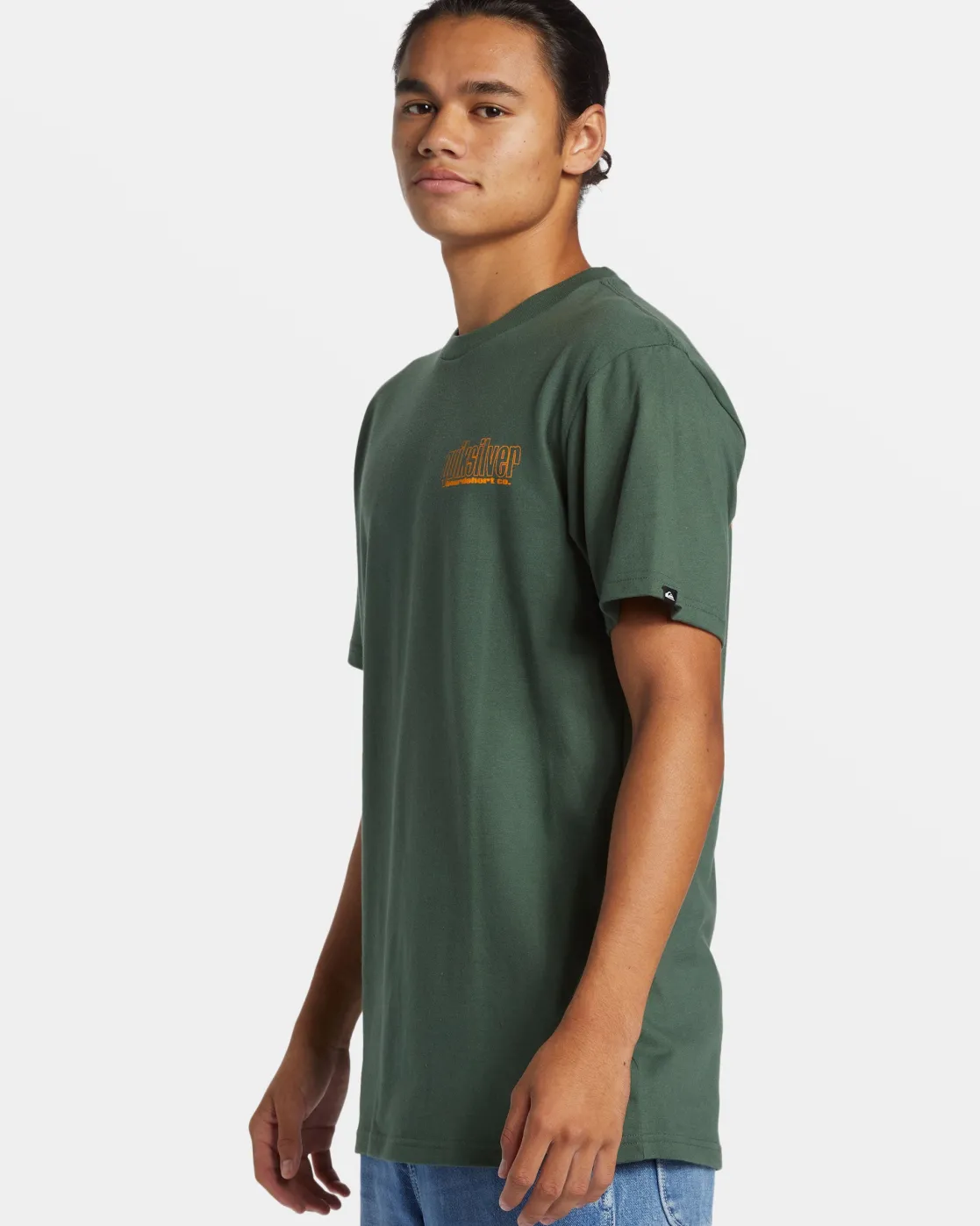 Quiksilver Tees>Three Tree T-Shirt FOREST