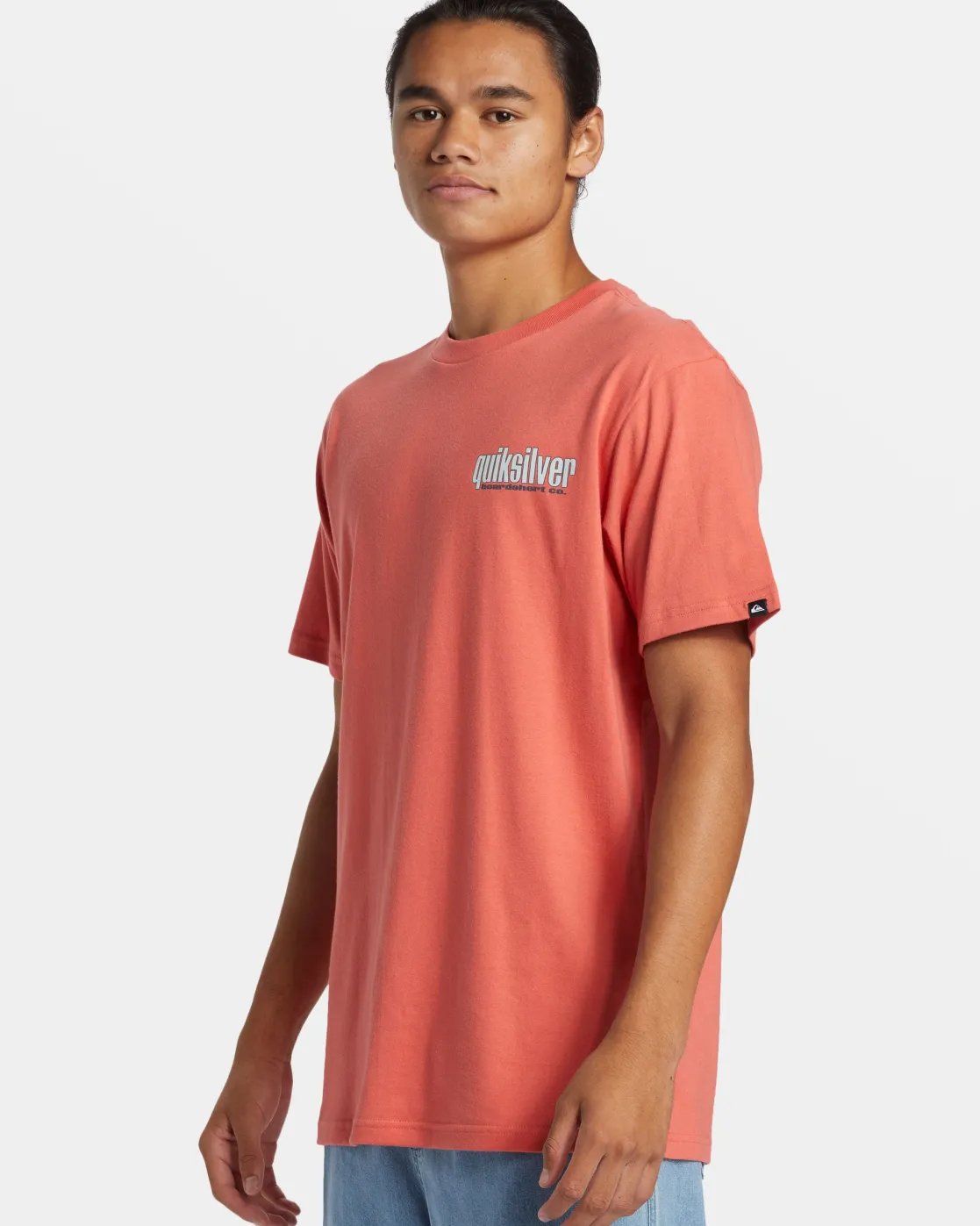 Quiksilver Tees>Three Tree T-Shirt SPICEDCORAL