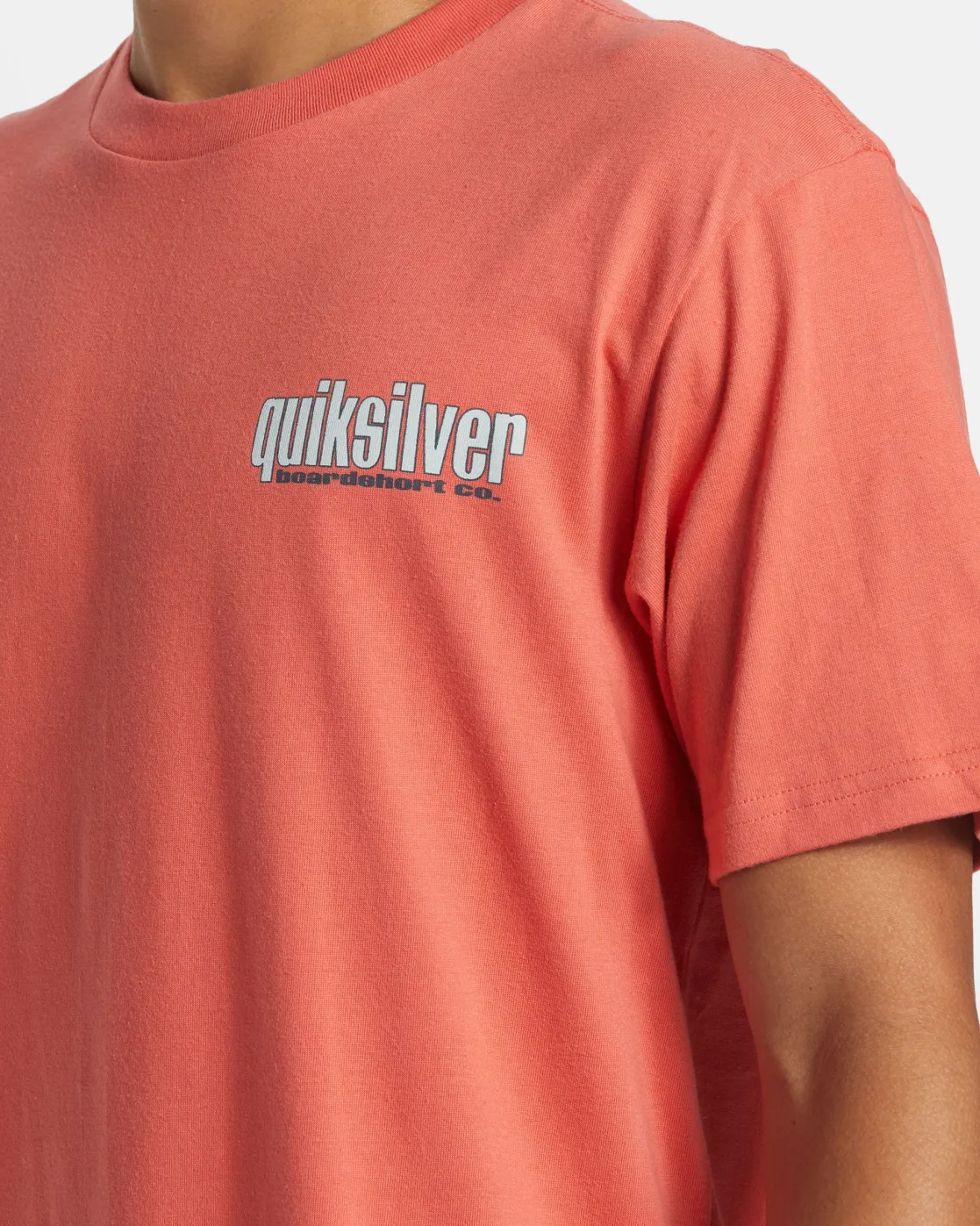 Quiksilver Tees>Three Tree T-Shirt SPICEDCORAL