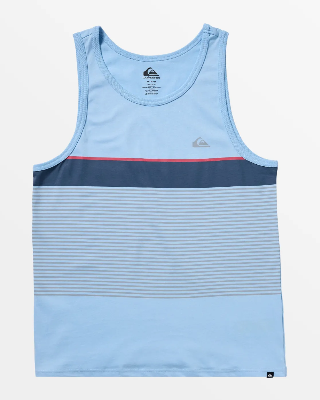 Quiksilver Tees>Tijuana Stripe Tank BLUEBELL