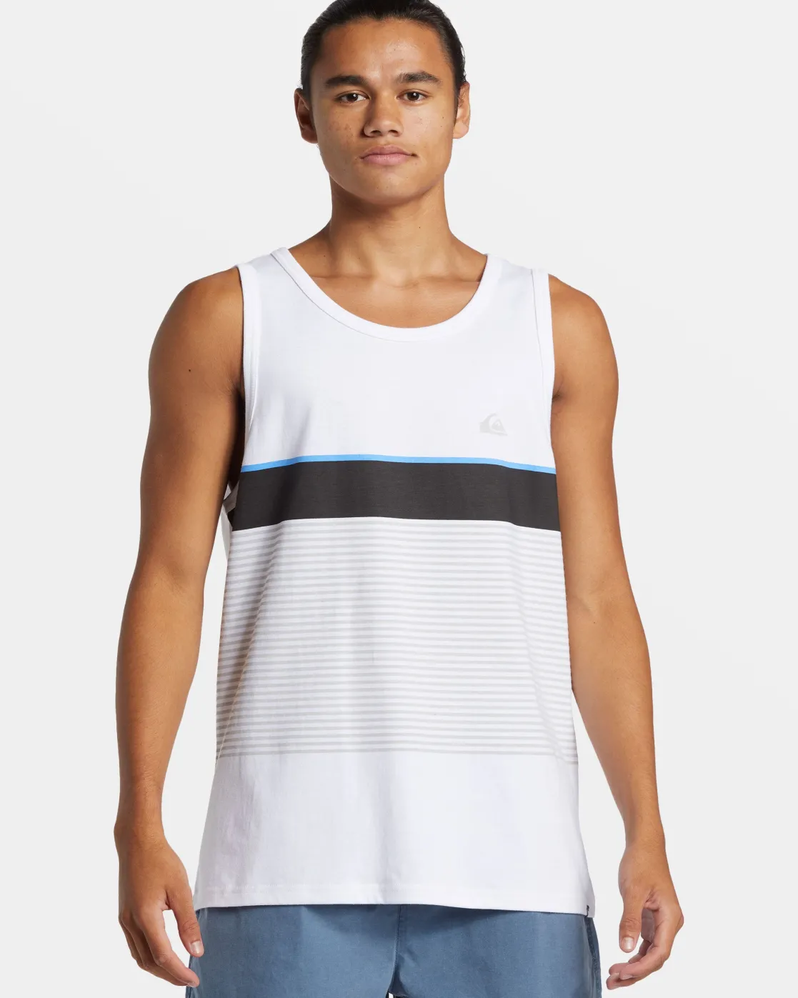 Quiksilver Tees>Tijuana Tank WHITE