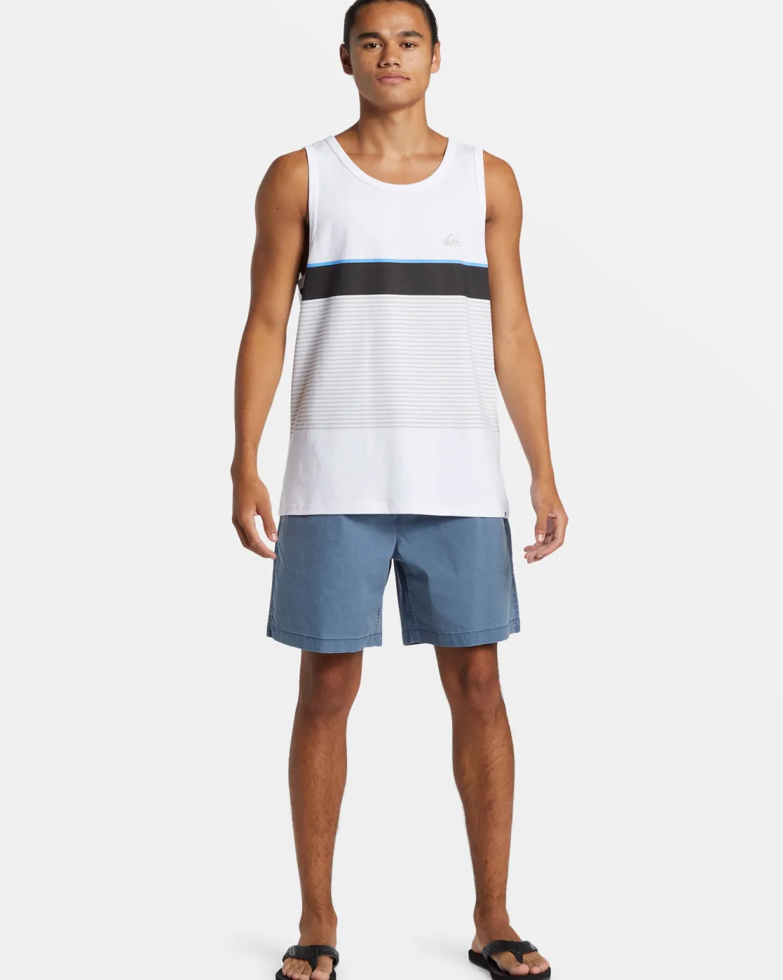Quiksilver Tees>Tijuana Tank WHITE