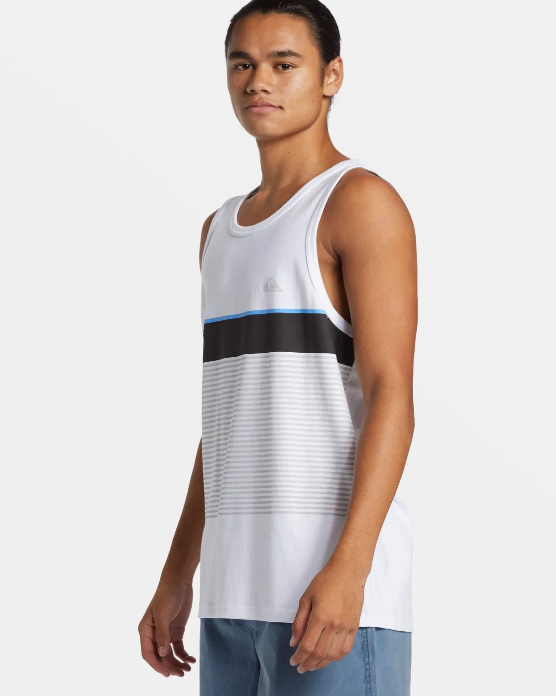 Quiksilver Tees>Tijuana Tank WHITE
