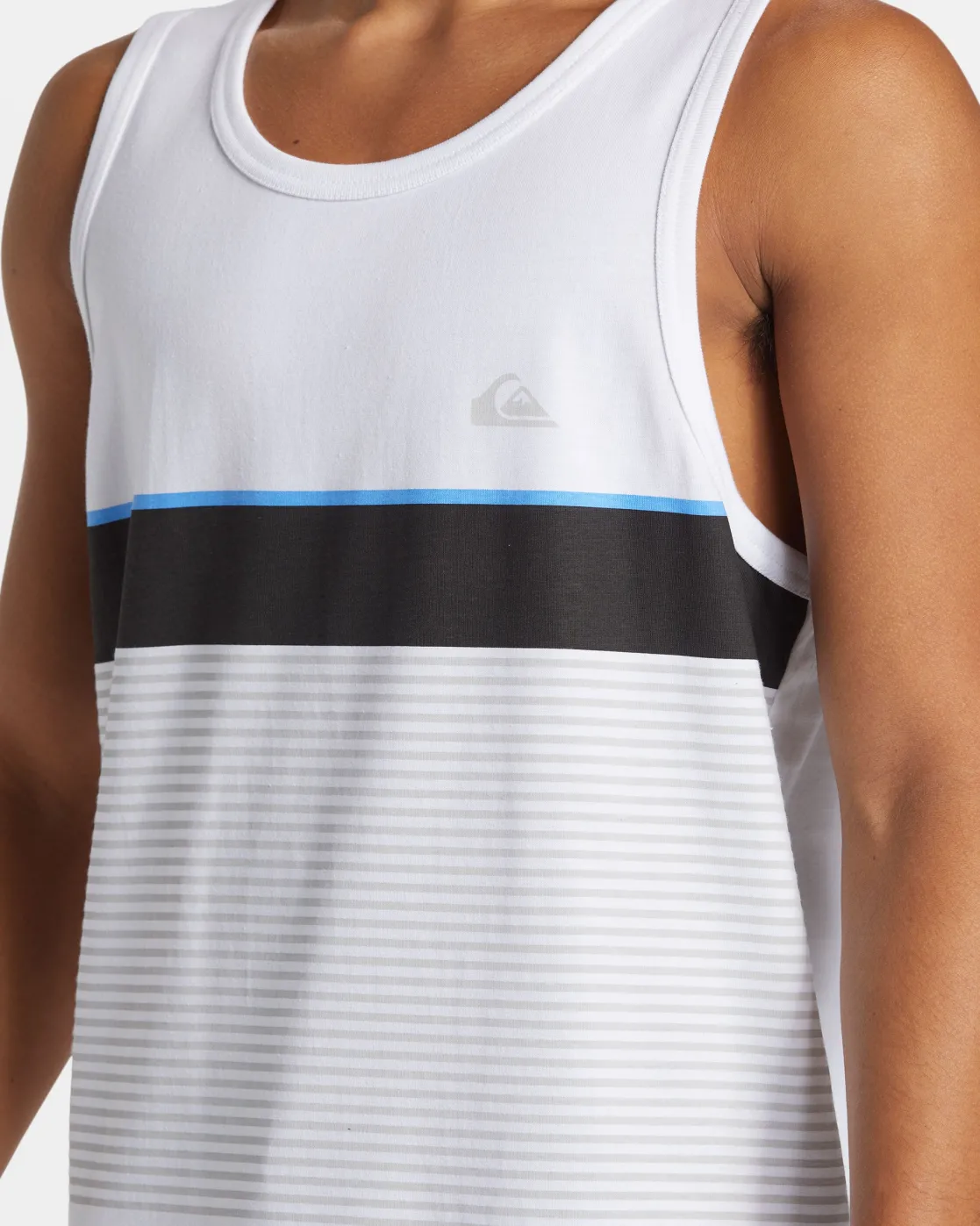 Quiksilver Tees>Tijuana Tank WHITE