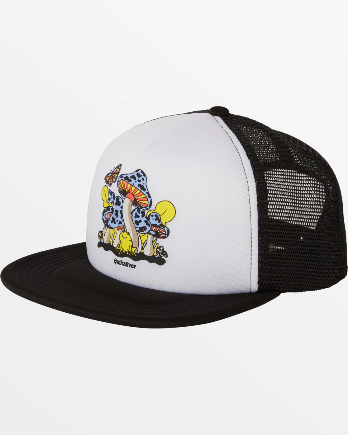 Quiksilver Hats>Tripson Trucker Hat WHITE