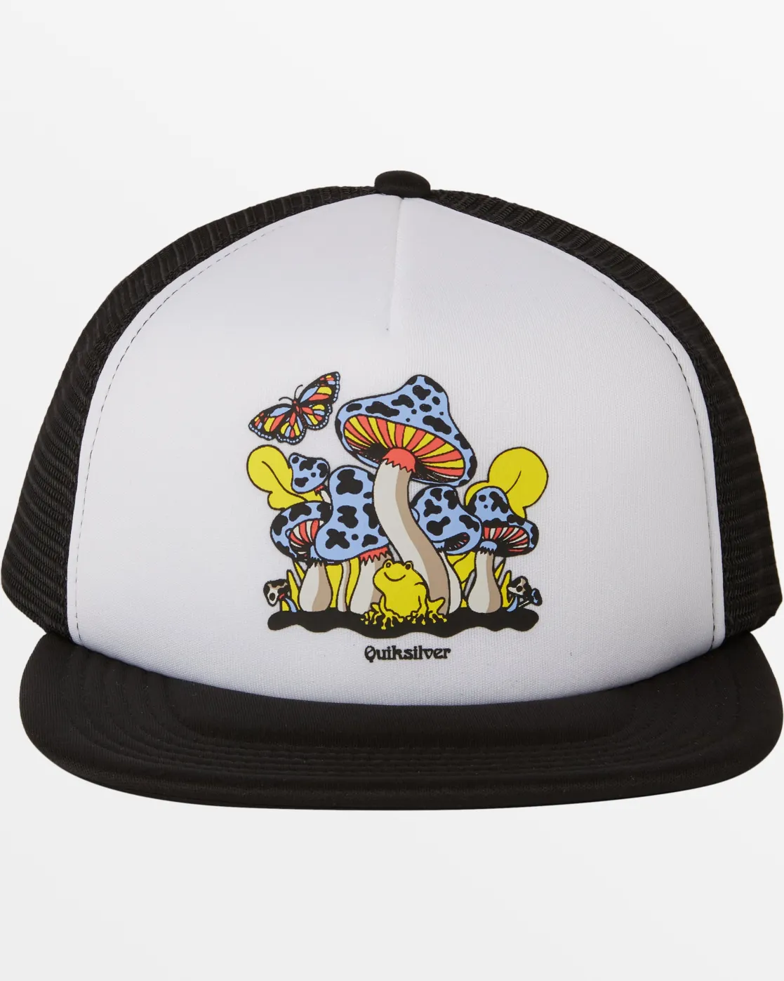 Quiksilver Hats>Tripson Trucker Hat WHITE