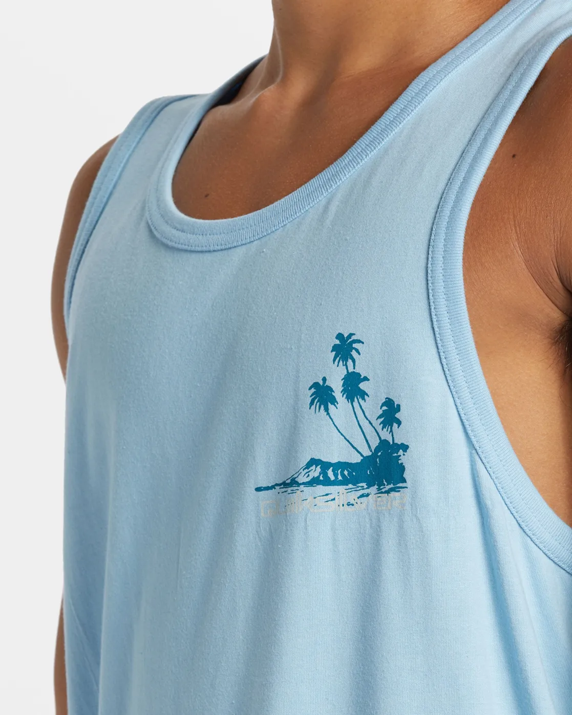 Quiksilver Tees>Tropical Vibes Tank AIRYBLUE