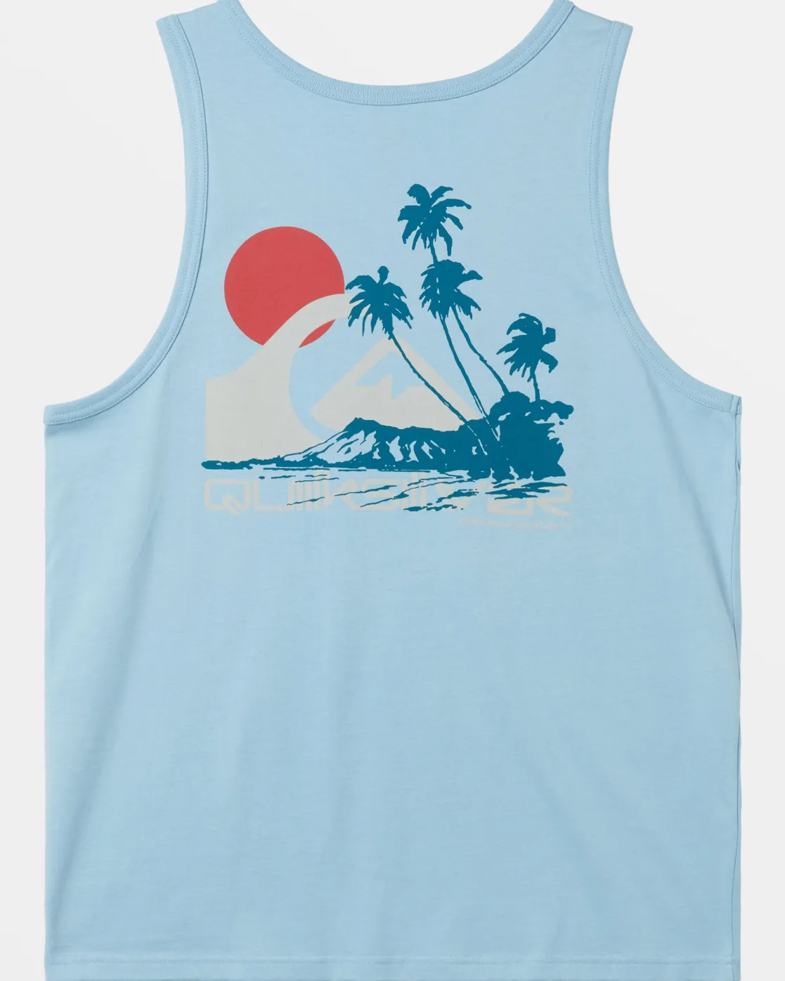 Quiksilver Tees>Tropical Vibes Tank AIRYBLUE