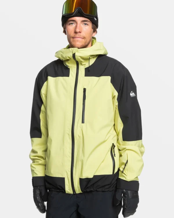 Quiksilver Snow Jackets>Ultralight 20K Snow Jacket CELERYGREEN