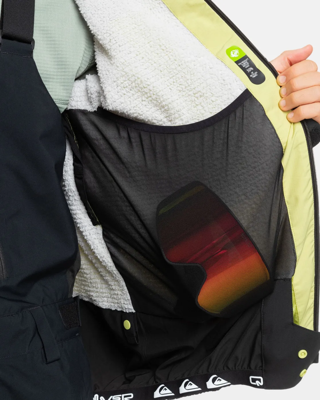 Quiksilver Snow Jackets>Ultralight 20K Snow Jacket CELERYGREEN
