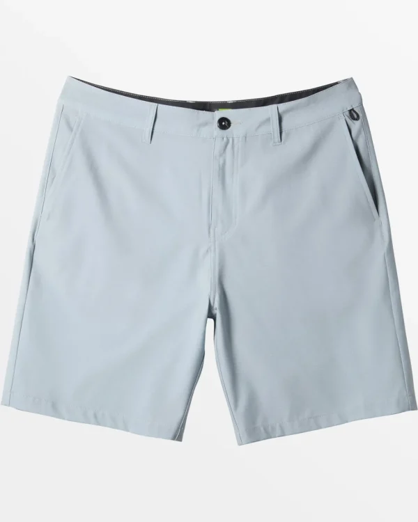 Quiksilver Shorts & Amphibians>Union Heather Amphibian 20" Hybrid Shorts QUARRY