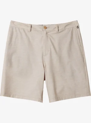 Quiksilver Shorts & Amphibians | Under $100>Union Heather Amphibian 20" Hybrid Shorts KHAKI