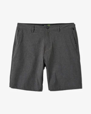 Quiksilver Shorts & Amphibians | Under $100>Union Heather Amphibian 20" Hybrid Shorts BLACK