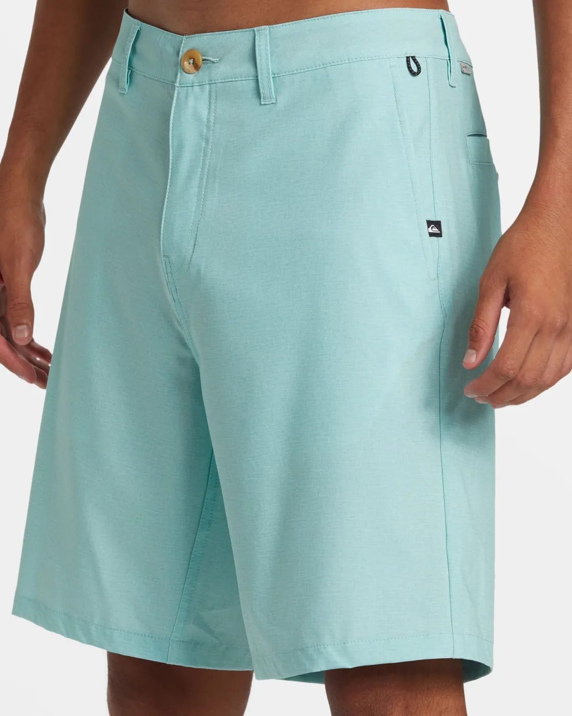 Quiksilver Shorts & Amphibians | Under $100>Union Heather Amphibian 20" Hybrid Shorts AQUIFER