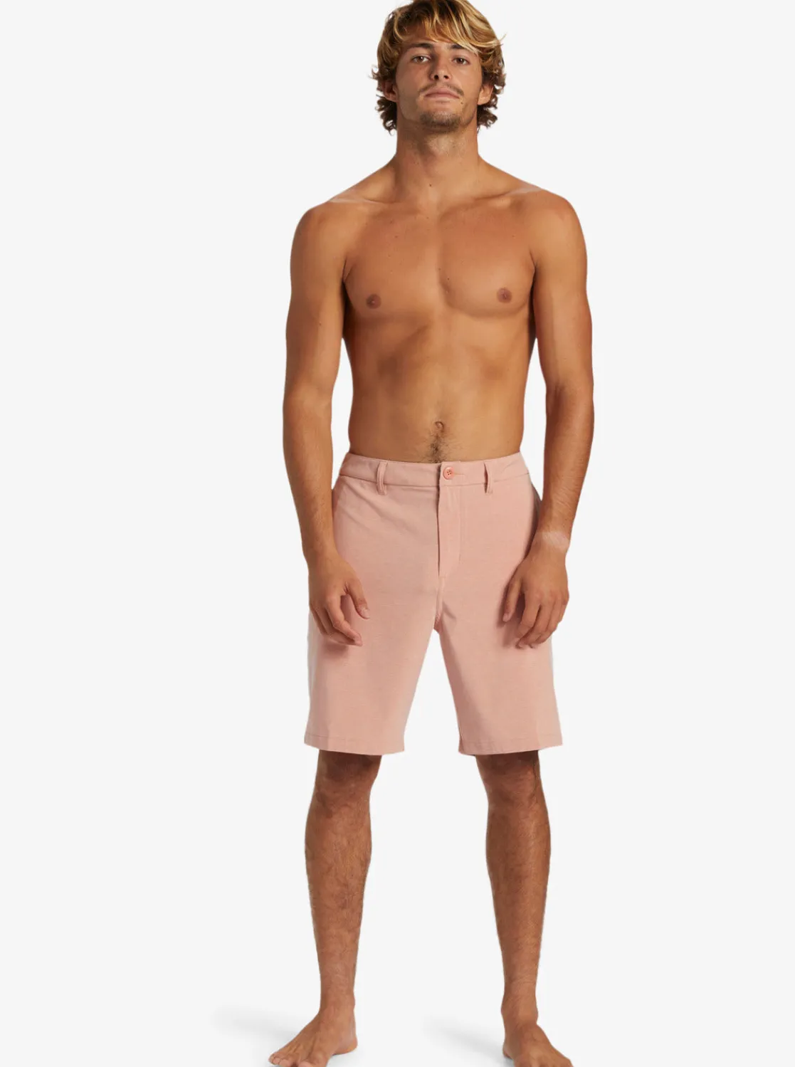 Quiksilver Shorts & Amphibians>Union Heather Amphibian 20" Hybrid Shorts CANYONCLAY