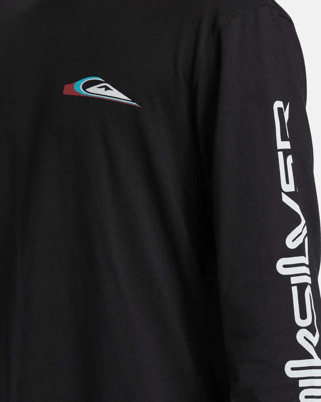 Quiksilver Tees>Warp Drive Long Sleeve T-Shirt BLACK