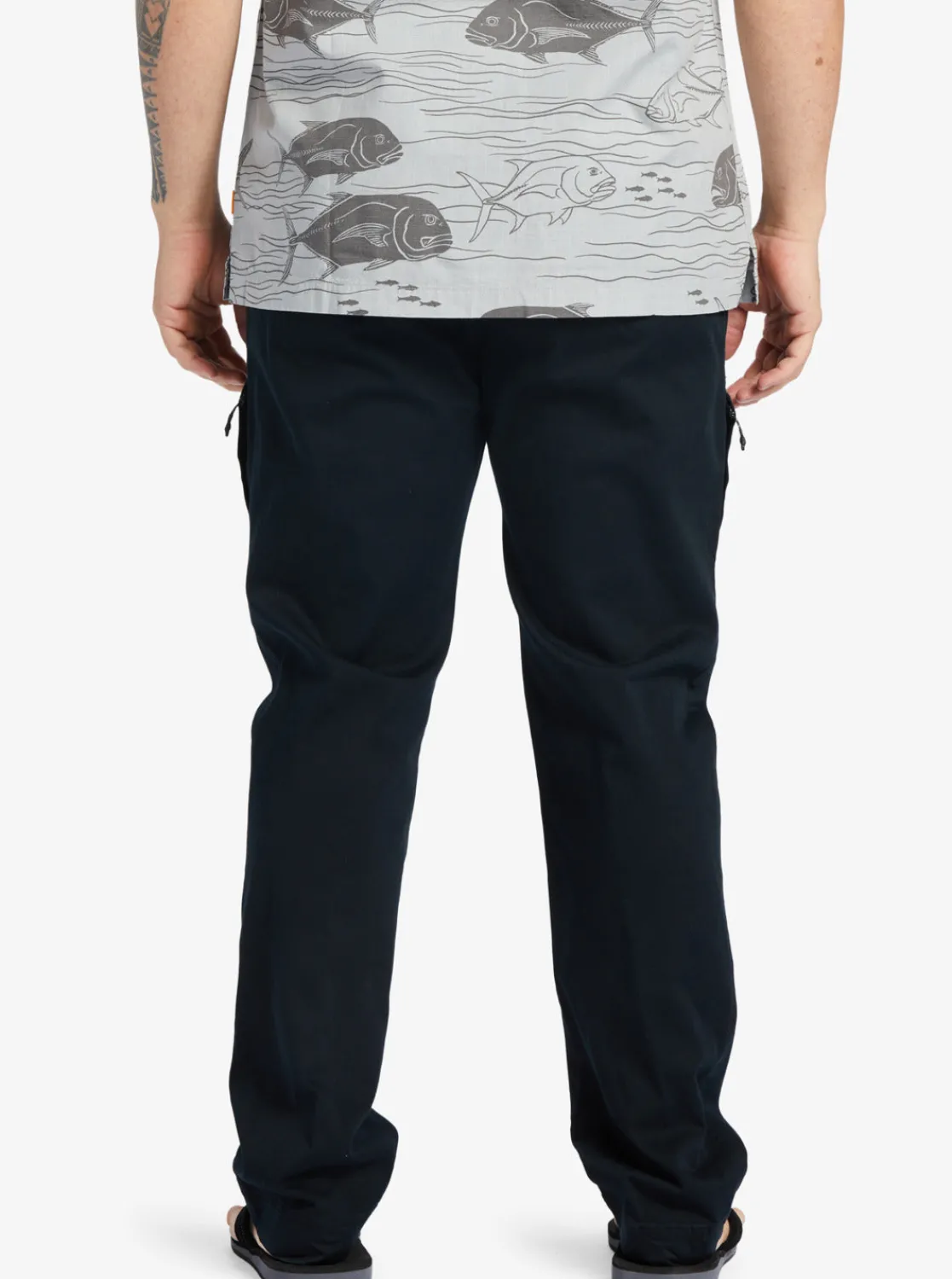 Quiksilver Pants | Pants>Waterman After Surf Elastic Waist Pants BLACK