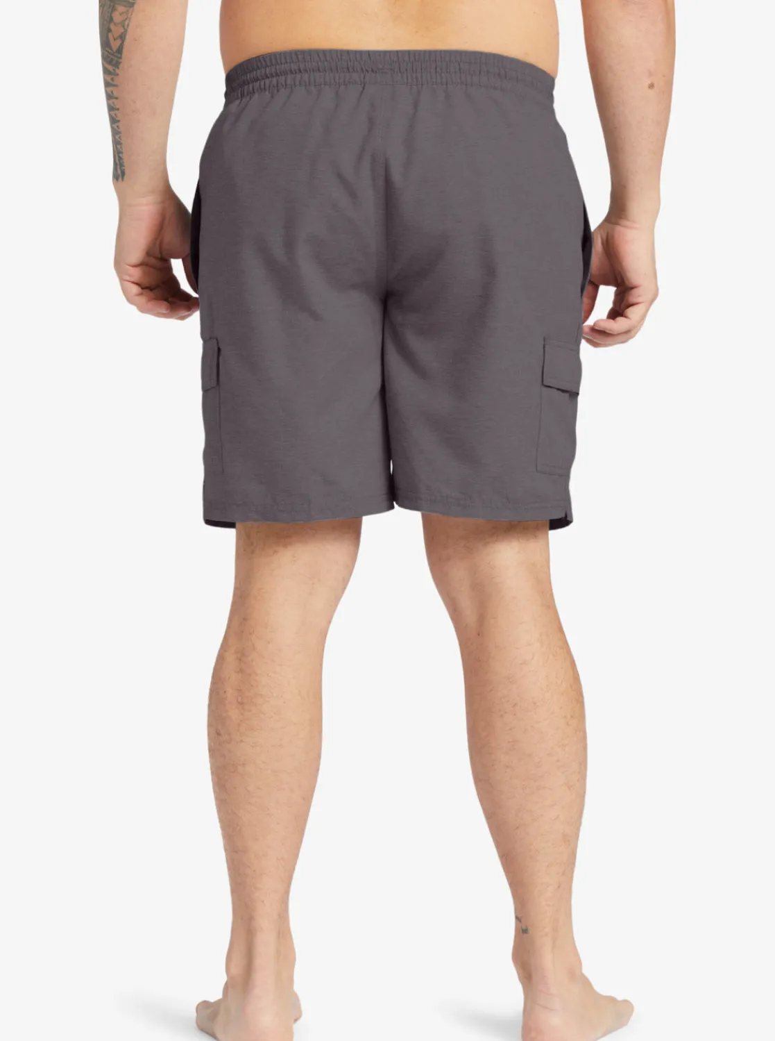 Quiksilver Boardshorts | Boardshorts>Waterman Balance 18" Swim Trunks DARKGREYHEATHER