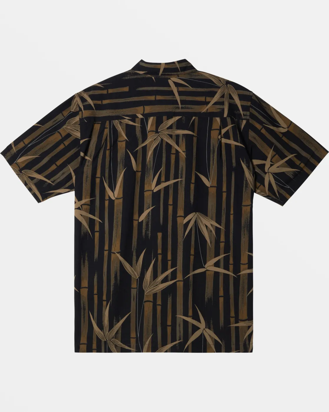 Quiksilver Shirts & Polos | Shirts & Polos>Waterman Bamboo Cove Short Sleeve Shirt BLACKBAMBOOCOVE