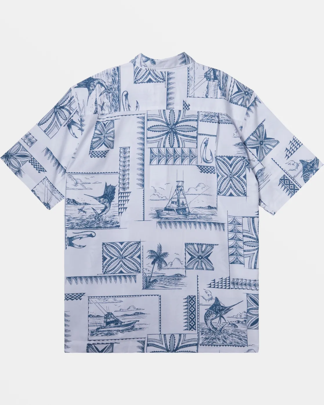 Quiksilver Shirts & Polos | Shirts & Polos>Waterman Bill Fish Short Sleeve Shirt WHITEBILLFISH