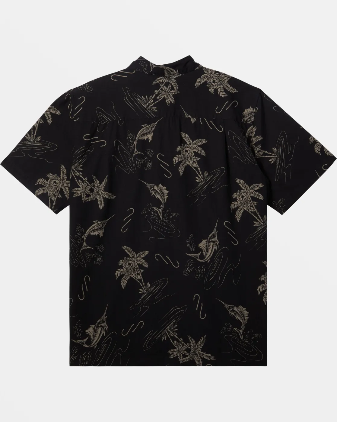 Quiksilver Shirts & Polos | Shirts & Polos>Waterman Bimini Twist Short Sleeve Shirt BLACKBIMINITWIST
