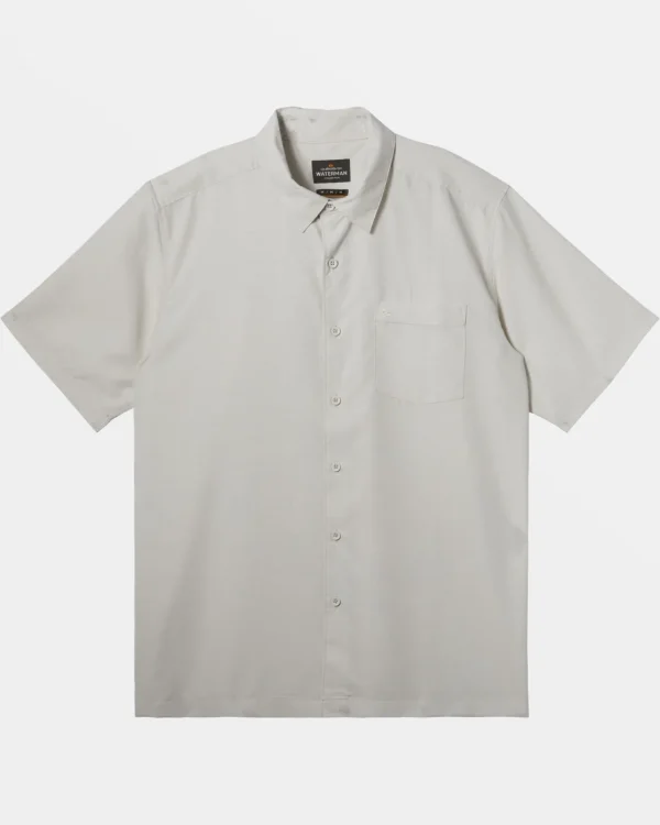 Quiksilver Shirts & Polos | Shirts & Polos>Waterman Centinela Premium Anti-Wrinkle Shirt SILVERBIRCHCENTINELLA