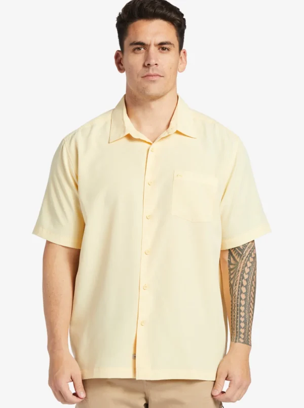 Quiksilver Shirts & Polos | Shirts & Polos>Waterman Centinela Premium Anti-Wrinkle Shirt DOUBLECREAMCENTINELLA