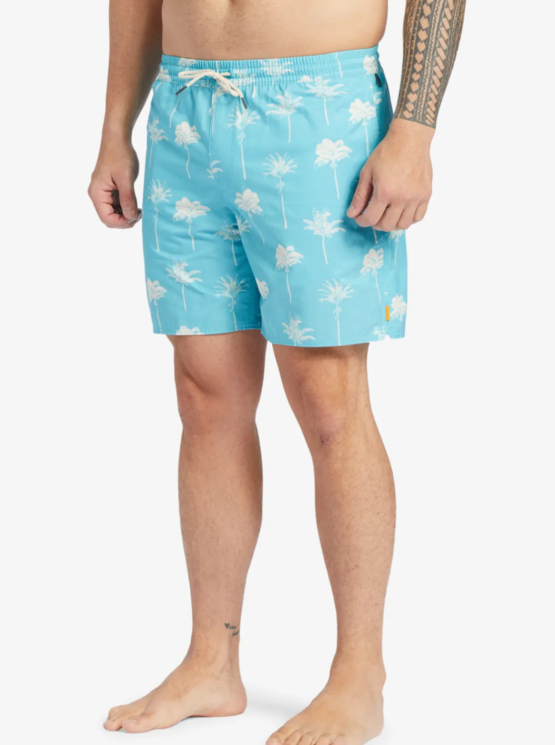 Quiksilver Boardshorts | Boardshorts>Waterman Cliffside 17" Swim Trunks SCUBABLUEAMAZEDPALM