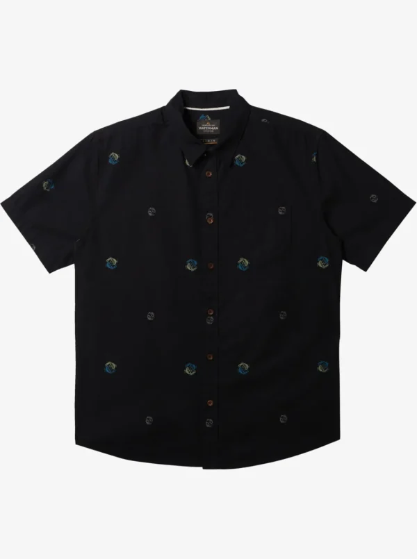 Quiksilver Shirts & Polos | Shirts & Polos>Waterman Clippa Shirt BLACKCLIPPAWOVEN