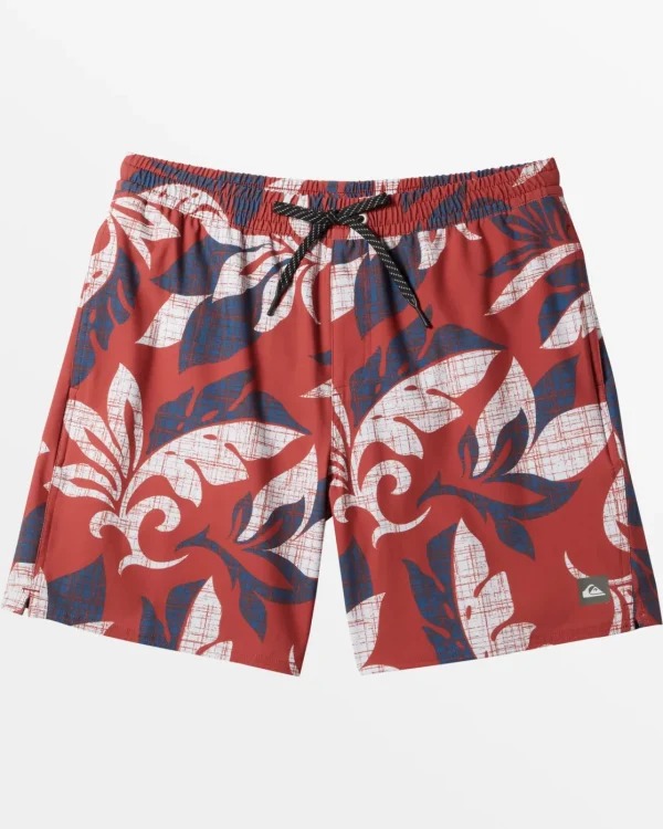 Quiksilver Boardshorts | Boardshorts>Waterman El Moro 18'' Elastic Waist Trunks ELMORO-FIRE