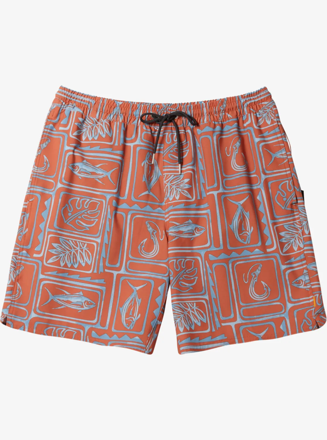 Quiksilver Boardshorts | Boardshorts>Waterman Framed Volley 17" Swim Trunks FRAMEDARTMANGO